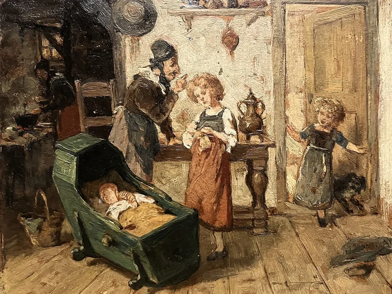 1826-August Jernberg - La culla